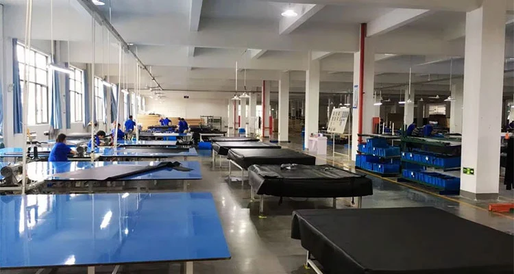 Inside the factory